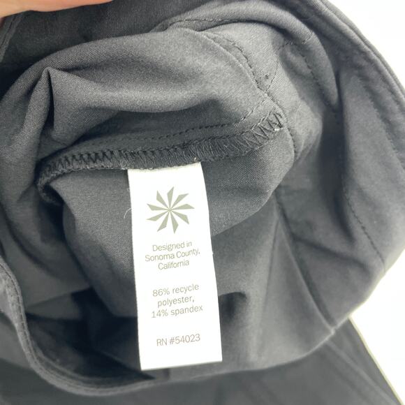 ATHLETA Everyday Skort Size 8 Black Mini Skirt Swing #983365 Athleisure Tennis - Picture 5 of 9